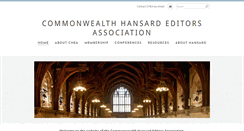 Desktop Screenshot of commonwealth-hansard.org